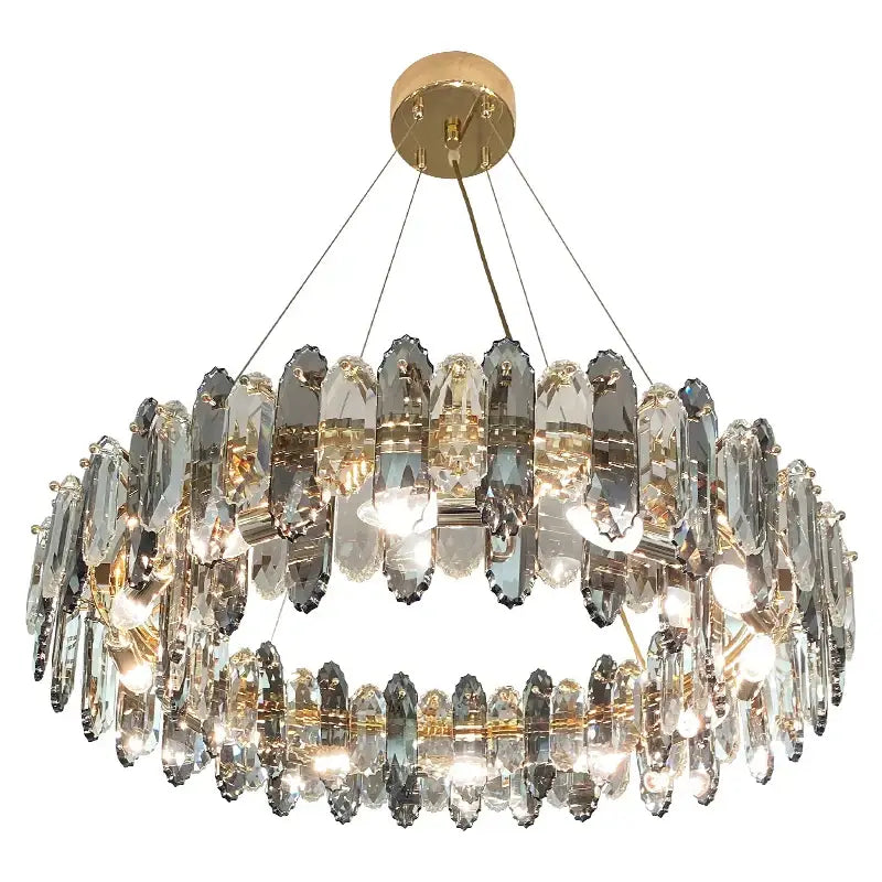 Luxury nordic gold decorbites crystal chandelier for living room
