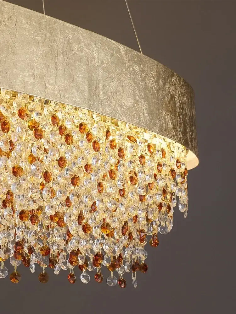Modern gold decorbites crystal chandelier for living room