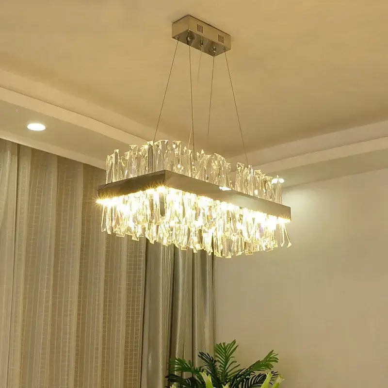 Modern gold decorbites crystal chandelier for living room
