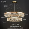 Modern gold three tier decorbites crystal chandelier for dining room