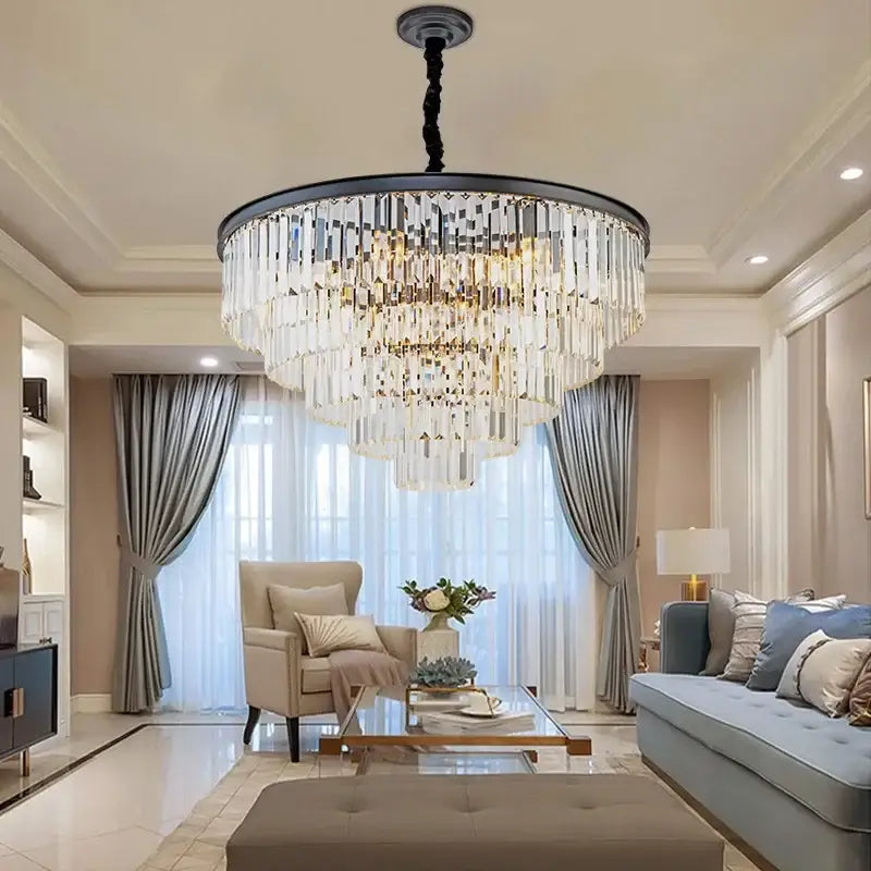Modern gold decorbites crystal chandelier for dining room
