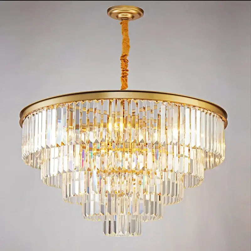 Modern gold decorbites crystal chandelier for dining room