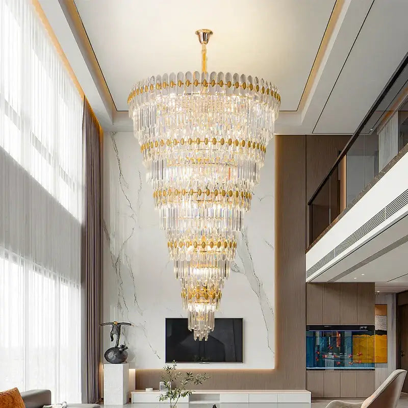 Modern gold decorbites crystal chandelier for dining room