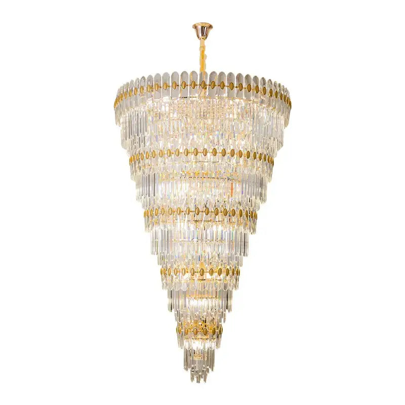 Modern gold decorbites crystal chandelier for dining room