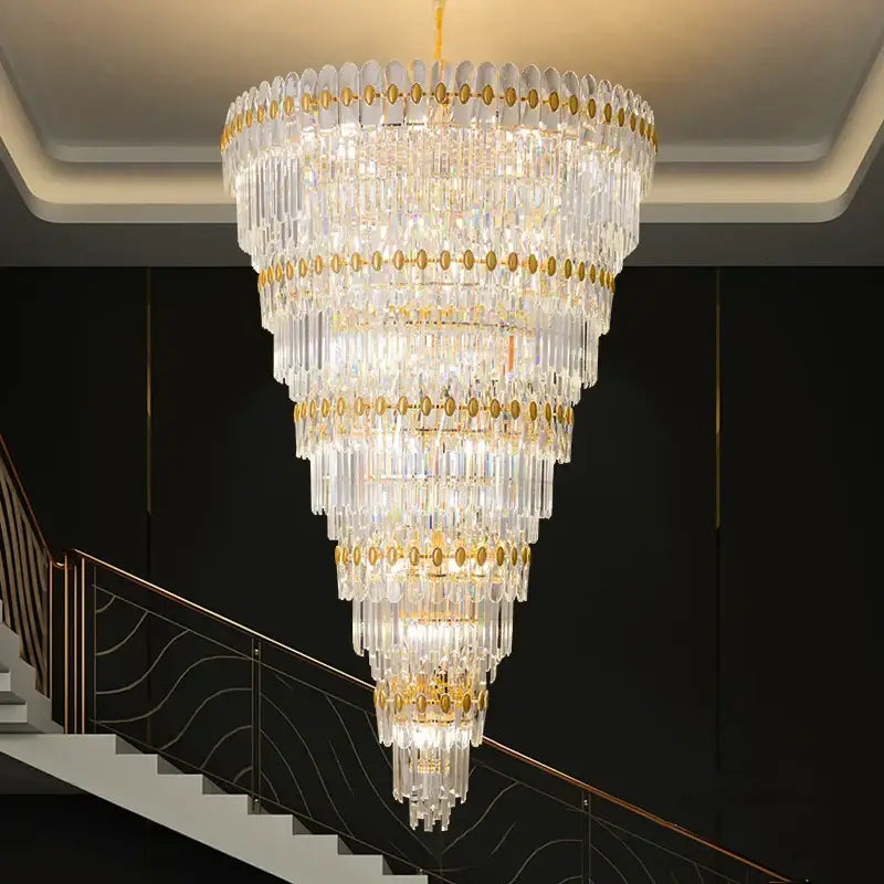 Modern gold decorbites crystal chandelier for dining room