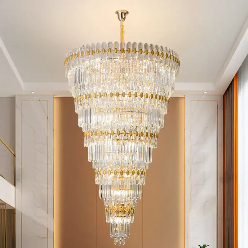 Modern gold decorbites crystal chandelier for dining room