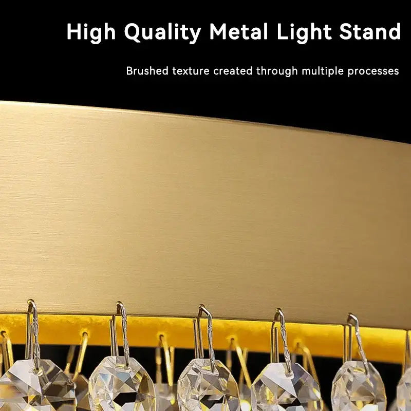 Modern gold decorbites crystal chandelier for dining room