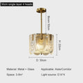Modern fan crystal chandelier gold tiered living room ceiling lamp