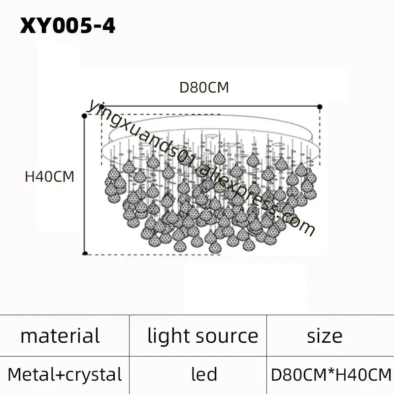 Modern decorbites crystal chandelier with glass orbs for living room