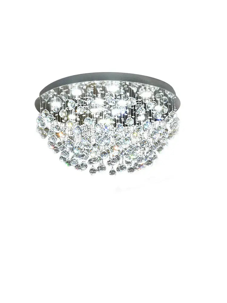 Modern decorbites crystal chandelier with glass orbs for living room