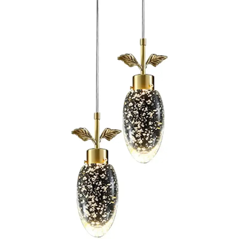 Modern gold decorbites crystal chandelier dining room pendant light