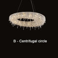 Modern luxury decorbites crystal chandelier dining room pendant light