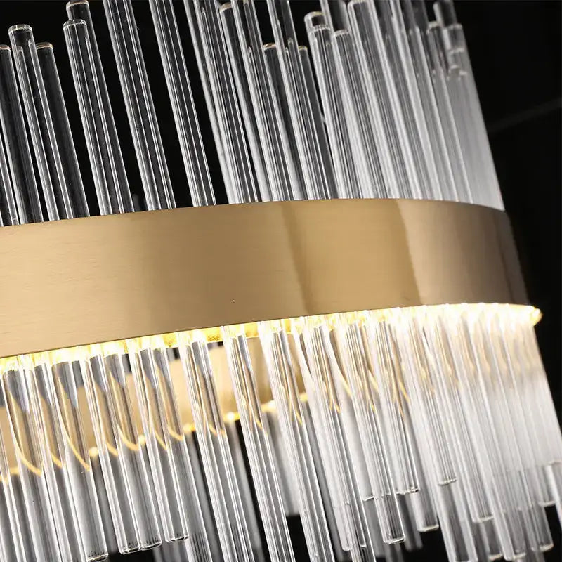 Modern gold decorbites crystal chandelier dining room pendant light