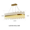 Modern gold decorbites crystal chandelier dining room pendant light