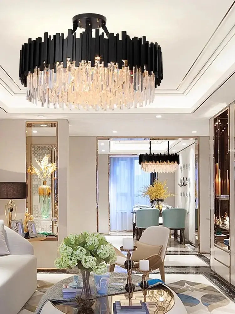 Classic gold decorbites crystal chandelier for dining room luxury light