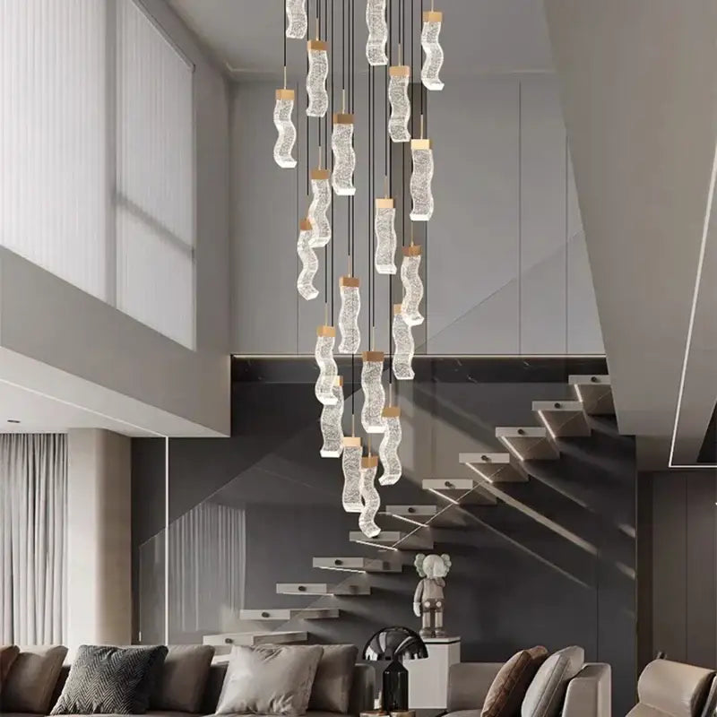 Modern gold decorbites crystal chandelier living room pendant lamp
