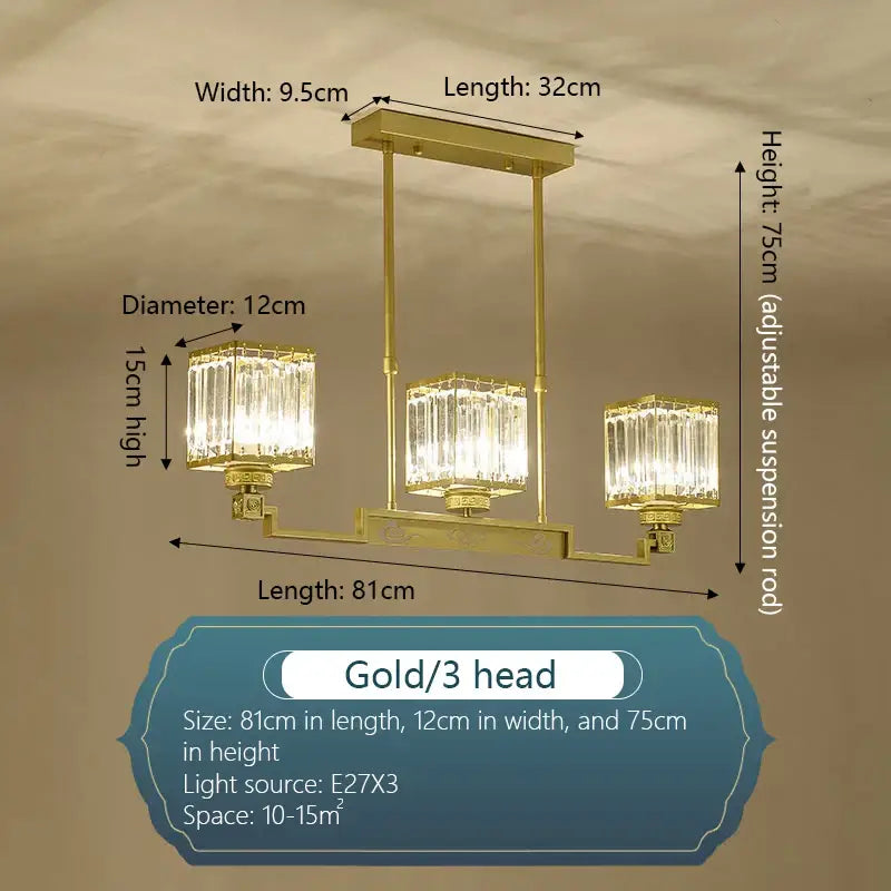 Modern bronze decorbites crystal chandelier living room lighting
