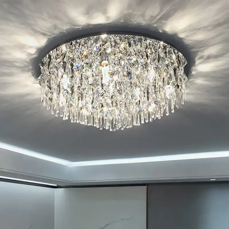 Modern black decorbites crystal light living room chandelier