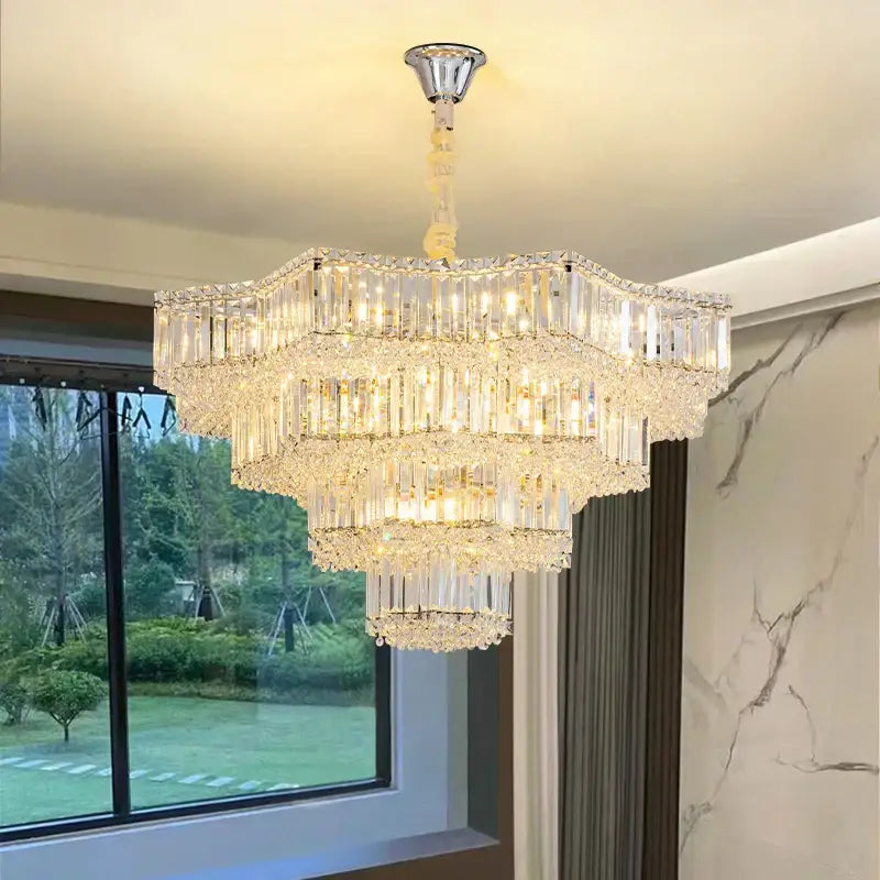 Modern luxury crystal livingroom chandelier for dining room