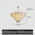 Modern luxury crystal livingroom chandelier for dining room