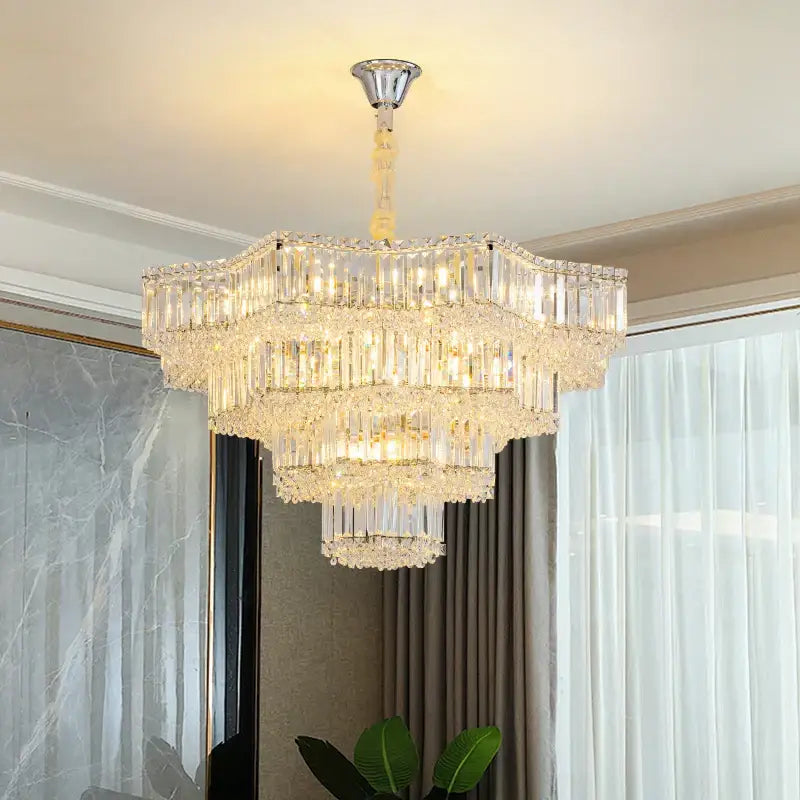 Modern luxury crystal livingroom chandelier for dining room