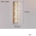 Luxury gold crystal ceiling fan living room light with remote