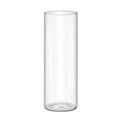 Modern clear glass cylinder vase set living room floral decor