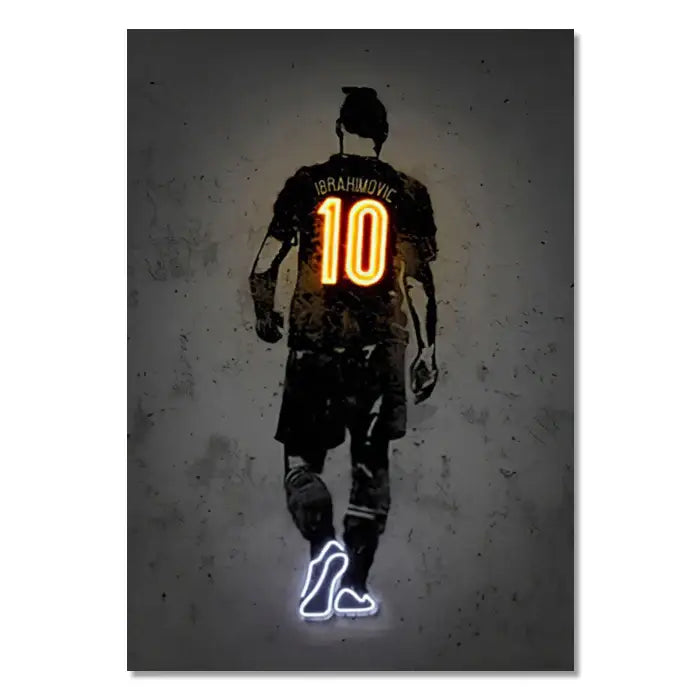 Modern basketball neon wall art print bedroom modern home decor