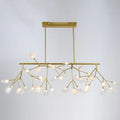 Modern gold firefly led island pendant light for dining room