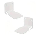 Modern black & white 2pcs floating bookshelf tablet stand bedroom