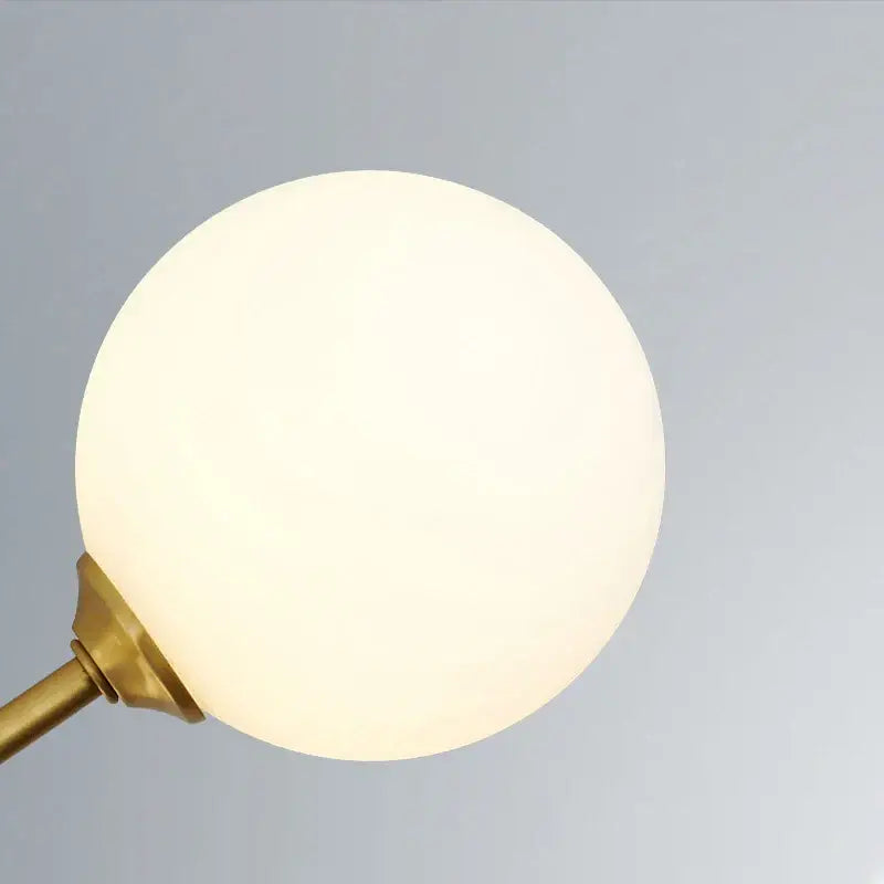 DecorBites™ Glass Brass Chandelier: Nordic Modern Pendant Lights for Home, Living Room, Bedroom, Restaurant