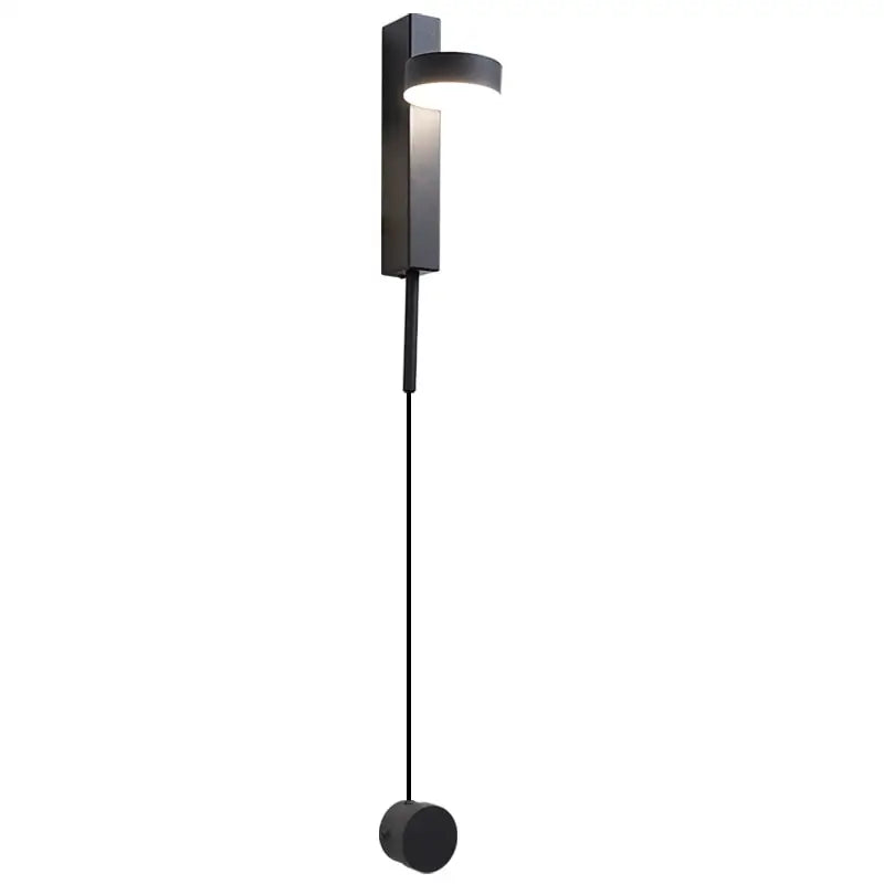 Minimalist black & brushed brass wall lamps bedroom dimmer switch