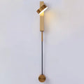 Minimalist black & brushed brass wall lamps bedroom dimmer switch