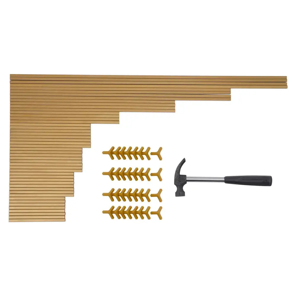 Modern geometric gold wedding flower vase stand wedding decor