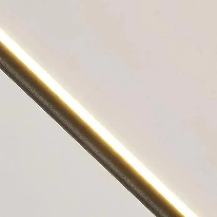 Modern minimalist black hanging pendant lights for bedroom