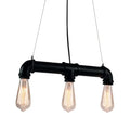 Industrial black iron pendant lamp kitchen island light