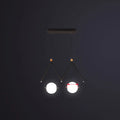 Modern black and white ball restaurant suspension light dining room