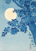 Katsushika hokusai blue waves framed wall art set living room decor