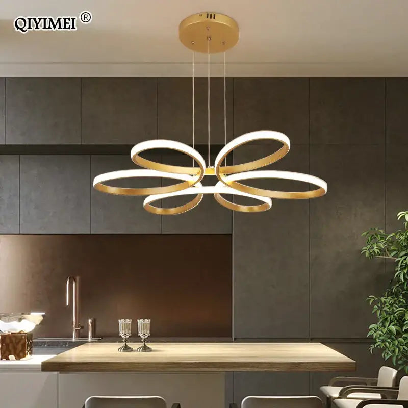 DecorBites™ LED Ceiling Lights for Home Decor, White/Black Body, Living Room Bedroom Fixture
