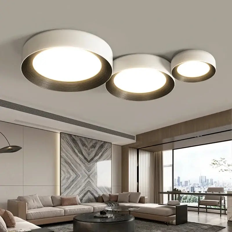 DecorBites™ LED Ceiling Lights: Modern Dimmable Square Circular Lamps for Bedroom, Aisle, Home Lighting