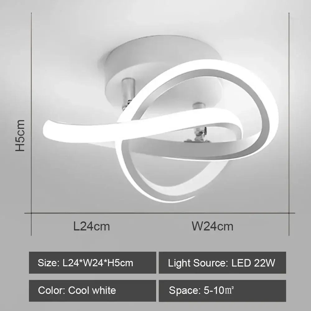 DecorBites™ LED Ceiling Lights: Modern Shade for Home & Living Room Lighting