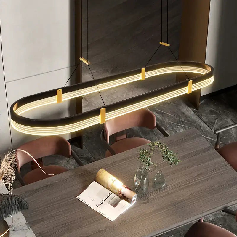 DecorBites™ LED Ceiling Pendant Lights Modern Minimalist Chandelier for Living Room Dining Table Decor