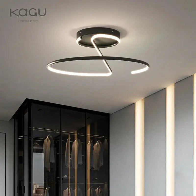 DecorBites™ LED Chandelier Chrome Lamp Fixture for Living Room, Kitchen & Home Decor