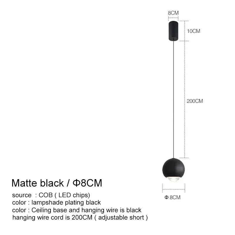 DecorBites™ LED Chandelier for Bedroom Kitchen Study Chrome Gold Modern Pendant Light