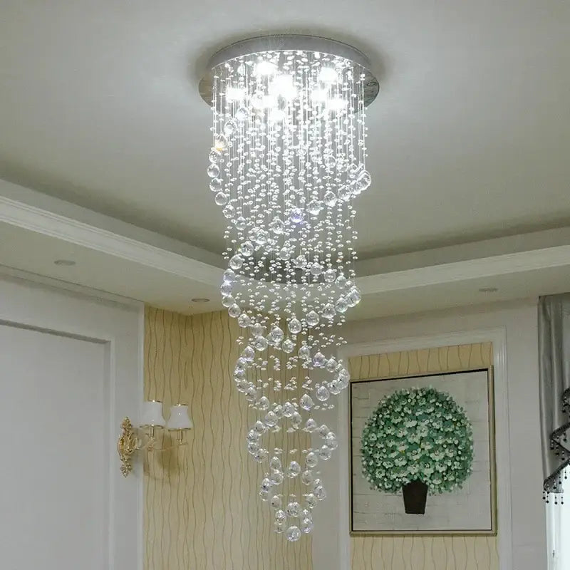 DecorBites™ LED Chandelier for Bedroom Staircase Home Decor Luxury Hotel Lighting