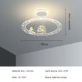 DecorBites™ LED Chandelier for Boy's Room with Remote Control and Modern Design