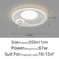 Modern astronaut space decorbites led chandelier bedroom light