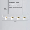 Modern black & copper led chandelier dining room pendant light