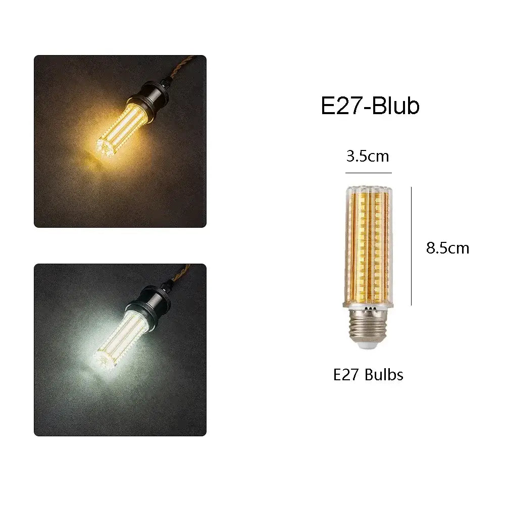 Modern gold 6-arm led chandelier dining room pendant light