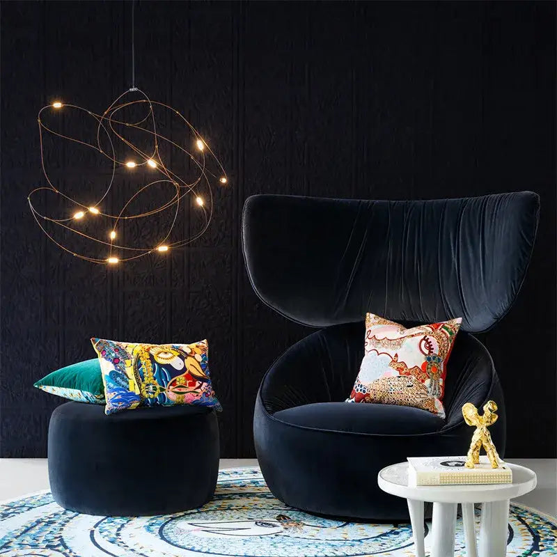 Modern minimal design led firefly chandelier kitchen pendant light